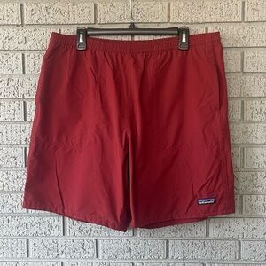 Patagonia Men’s Baggies Stretch Shorts Rust Red Size XL